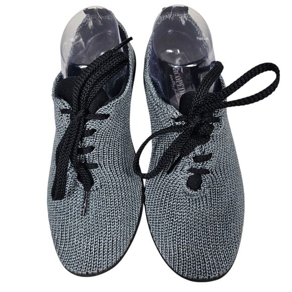 Arcopedico LS Nylon Knit Washable Lace Up Shoe in Titanium Gray, EU 39, US 8-8.5 - Picture 1 of 6